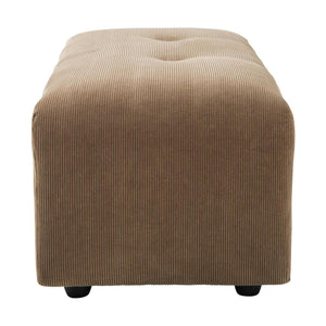 HKliving Vint hocker small Corduroy Rib Brown