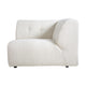 HKliving Vint bank right Boucle Cream