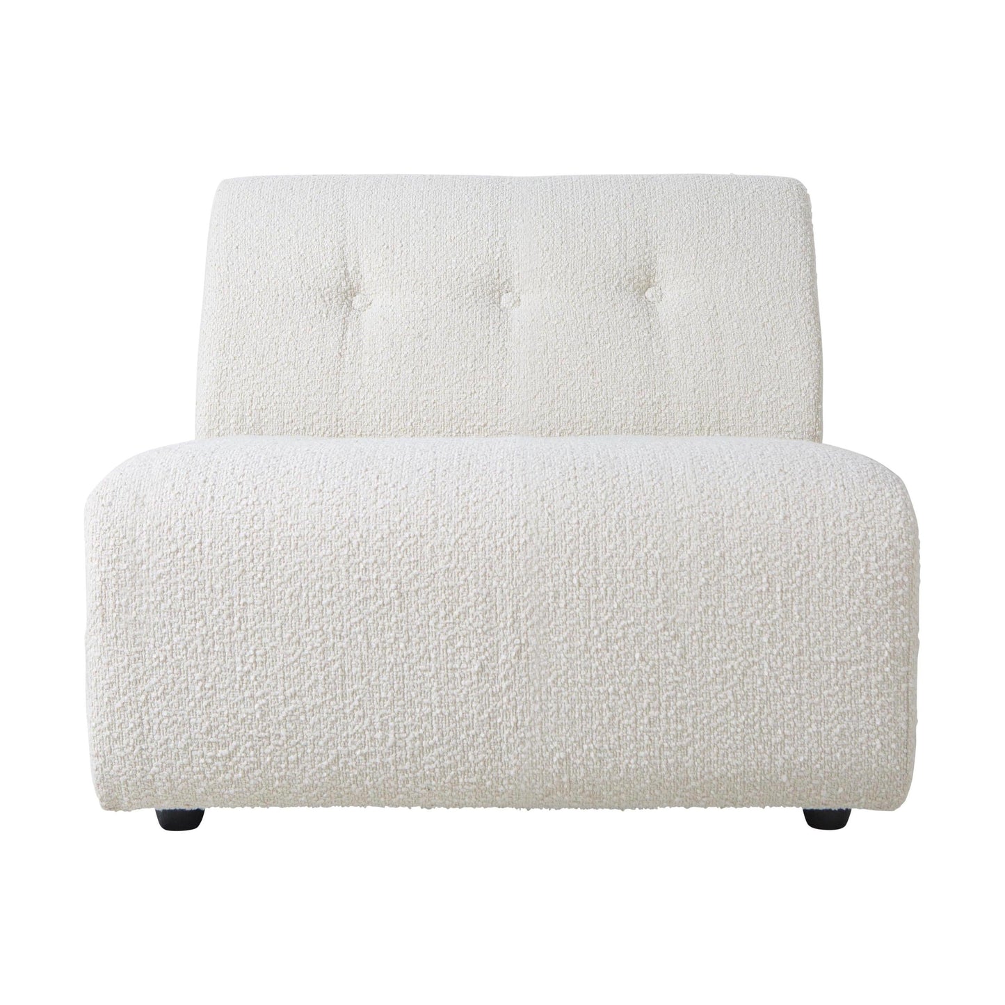 HKliving Vint bank middle Boucle Cream