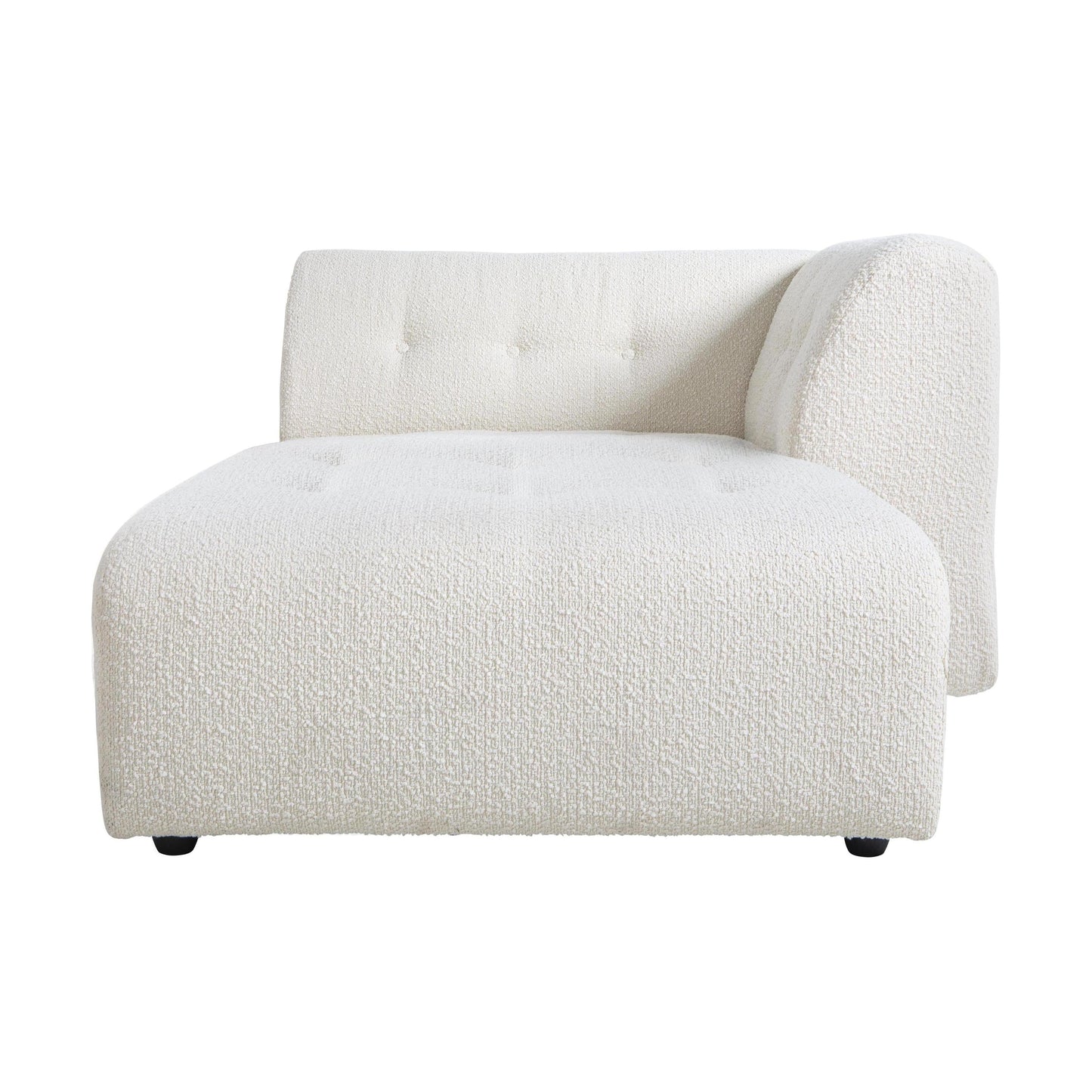 HKliving Vint bank right divan Boucle Cream
