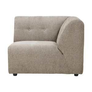 HKliving Vint bank right Sneak Beige