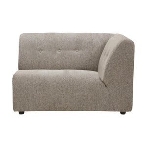 HKliving Vint bank right 1,5-seat Sneak Beige