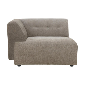 HKliving Vint bank left divan Sneak Beige