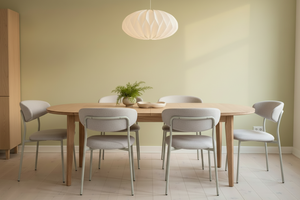 HelloChair Miyu eetkamerstoel Milan Greige poot beige