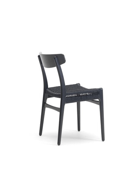 Carl Hansen & Søn CH23 Stoel, gekleurd eikenhout zwart