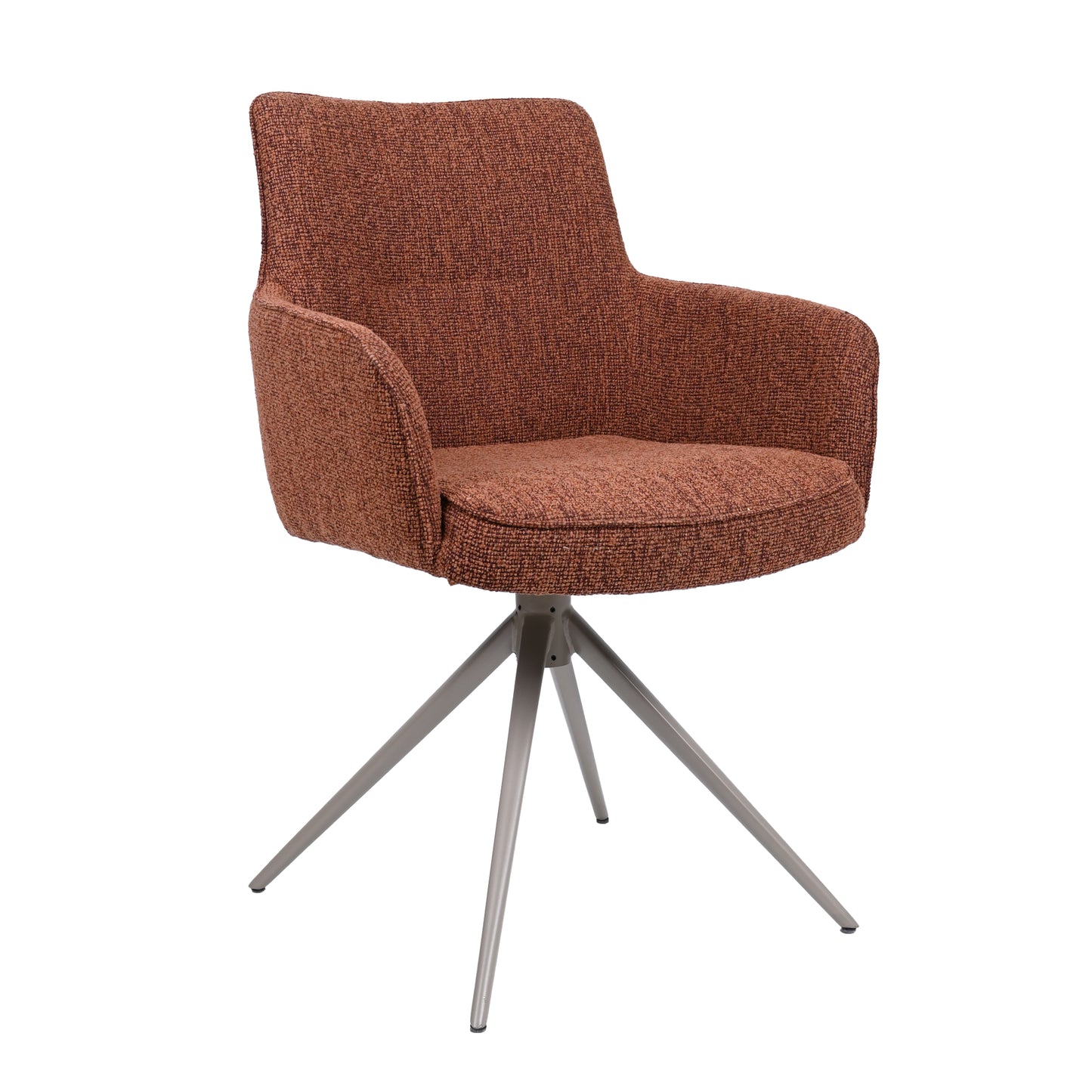 HelloChair HC10 Qube eetkamerstoel spinpoot beige Lodge Hazel