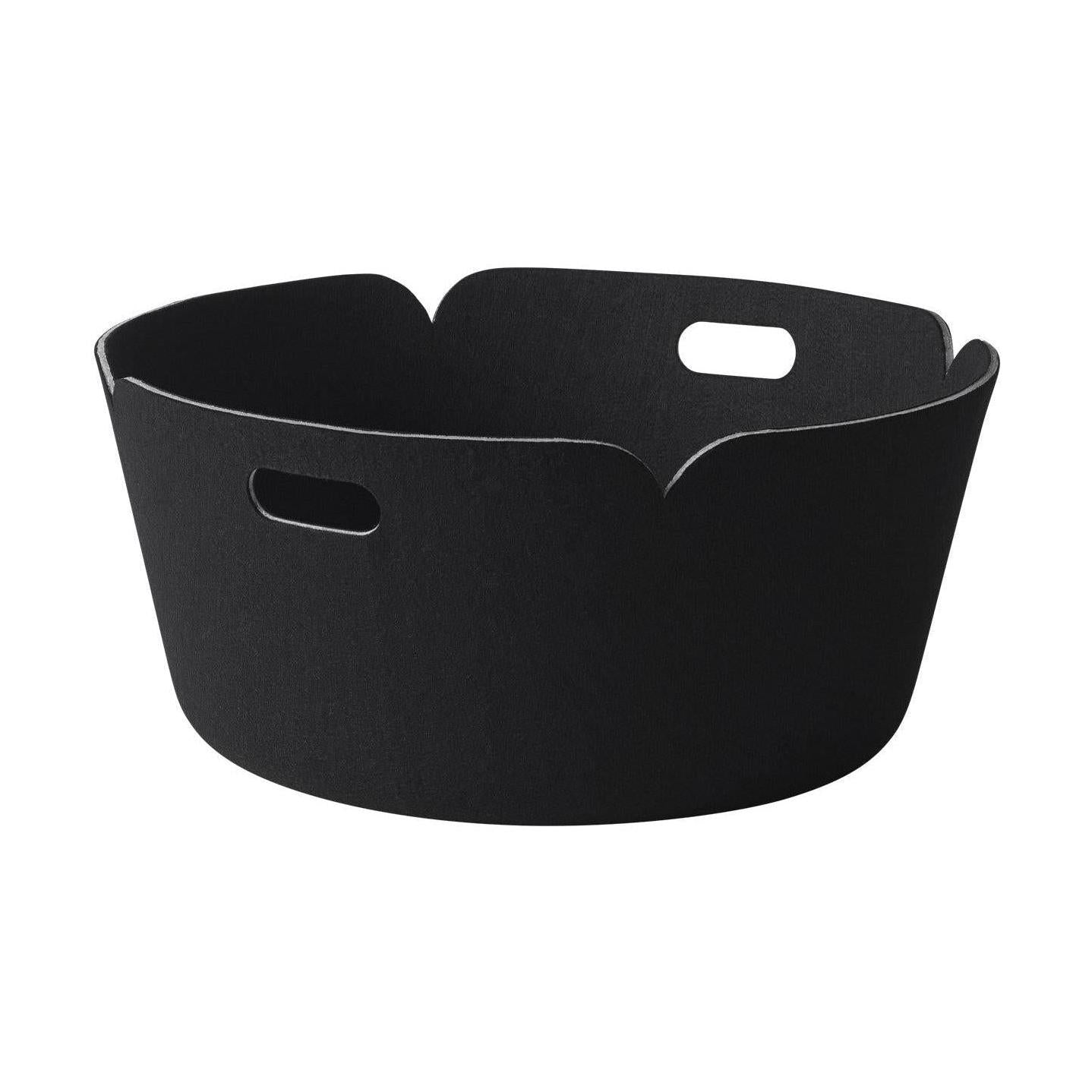Muuto Restore Round opbergmand Black