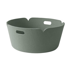 Muuto Restore Round opbergmand Dusty Green