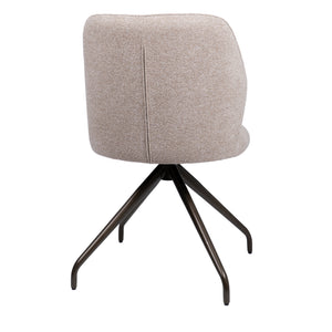 HelloChair HC21 Rivi eetkamerstoel Lake Oats spinpoot anodic brown