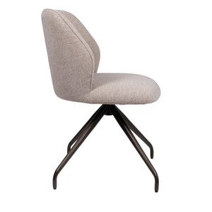 HelloChair HC21 Rivi eetkamerstoel Lake Oats spinpoot anodic brown