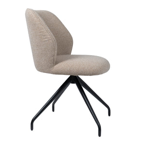 HelloChair HC21 Rivi eetkamerstoel Lake Oats spinpoot zwart