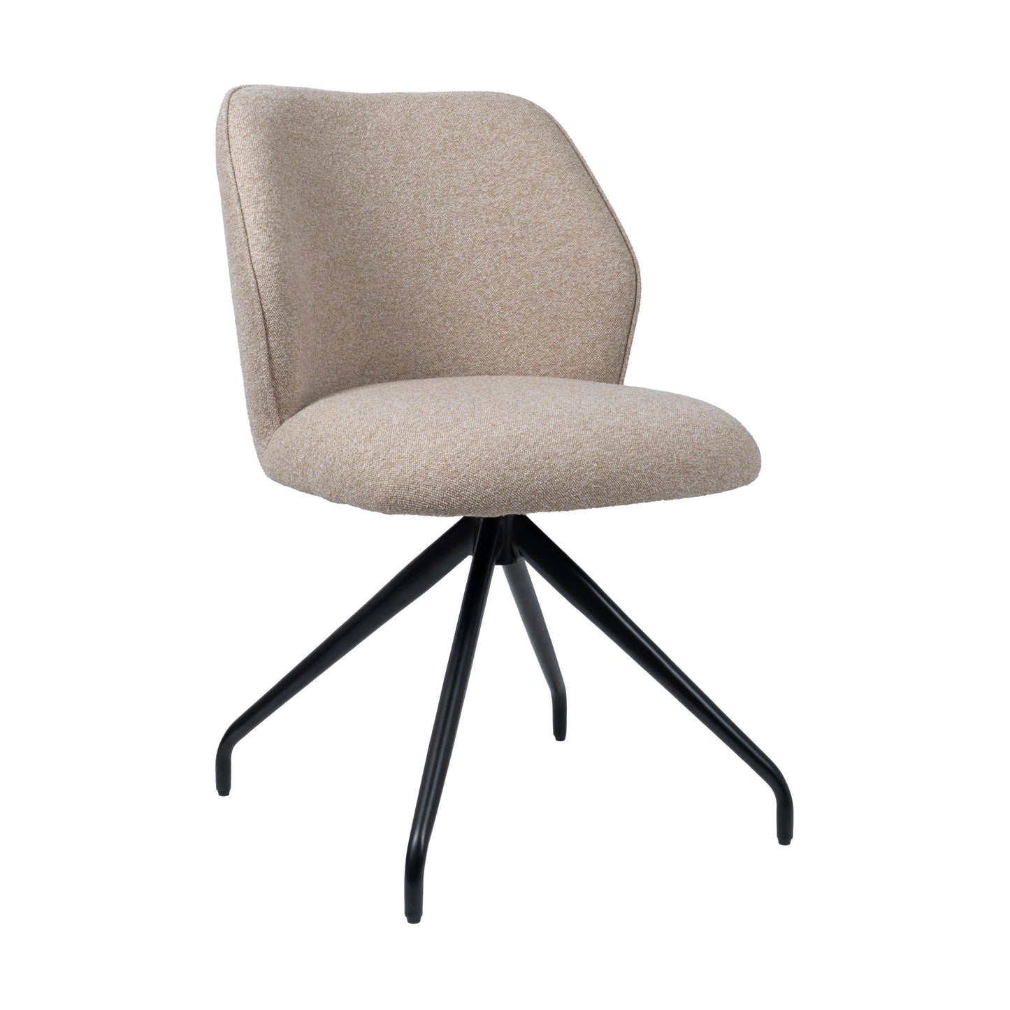 HelloChair HC21 Rivi eetkamerstoel Lake Oats spinpoot zwart