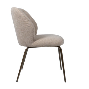 HelloChair HC21 Rivi eetkamerstoel Lake Oats vierpoot anodic brown