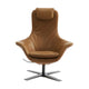 LABEL Vandenberg Seat24 fauteuil leder Bruin draaibaar