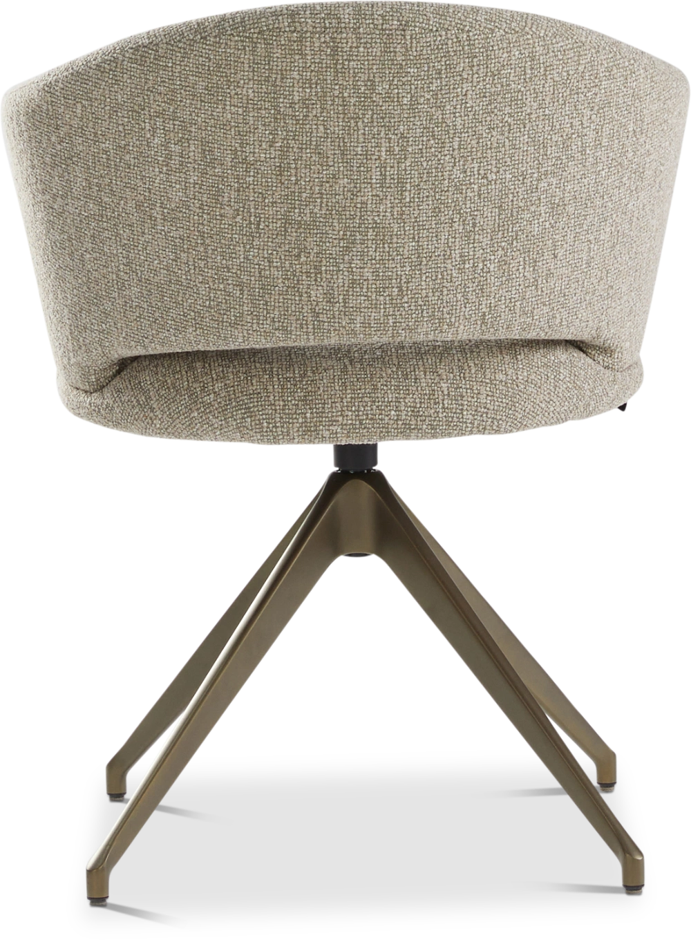 Dyyk Nonna eetkamerstoel Lodge Beige 05 spinpoot anodic brown