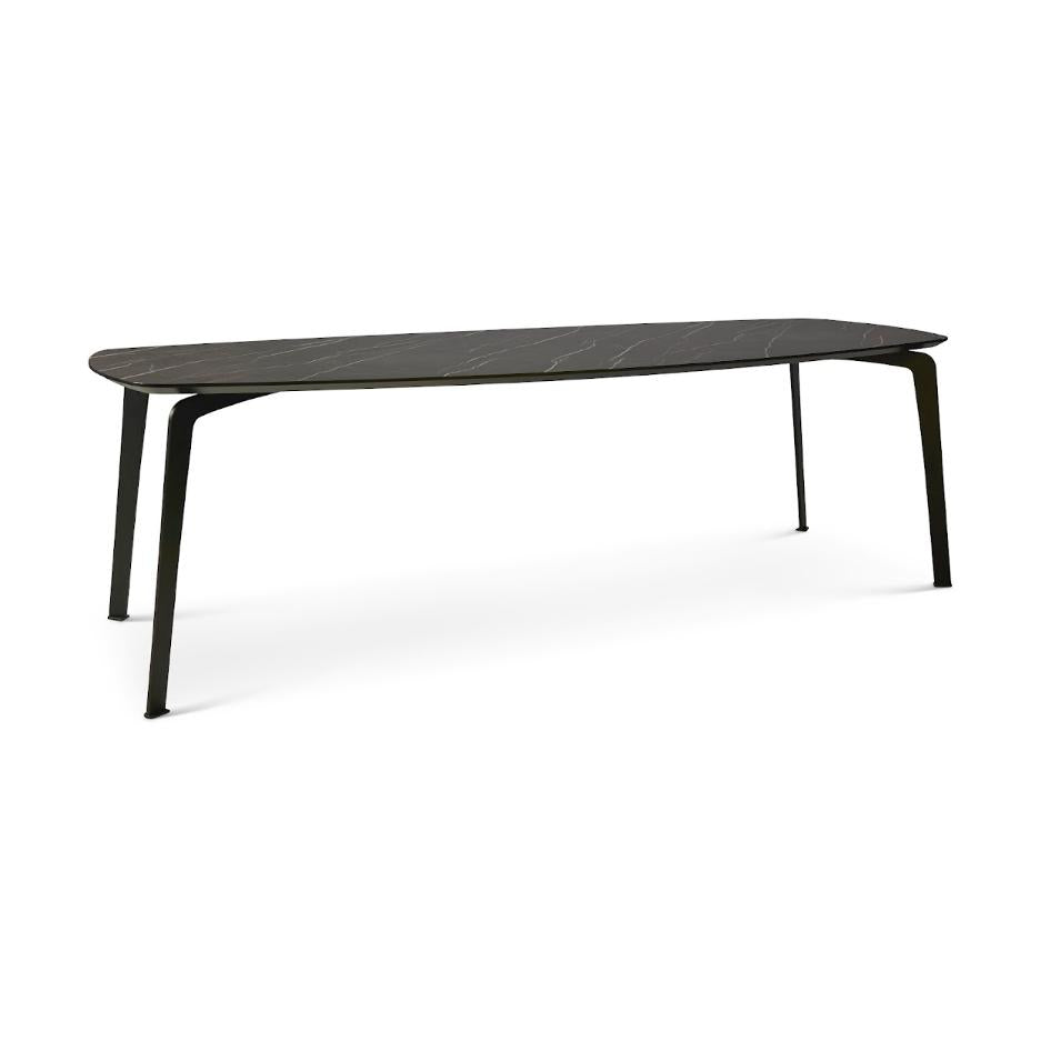 Gealux Turijn eettafel 250x100 cm HPL Donkergrijs