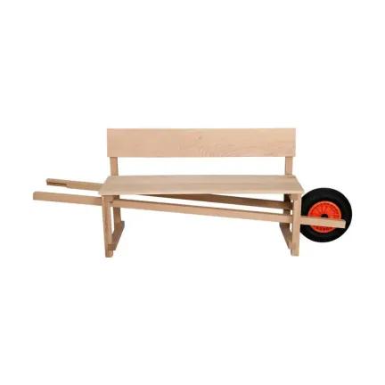 Weltevree Wheelbench tuinbank eiken Natural