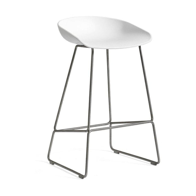 HAY About a Stool AAS 38 Barkruk H65 RVS white - HAY About a Stool AAS 38 Barkruk H65 RVS white