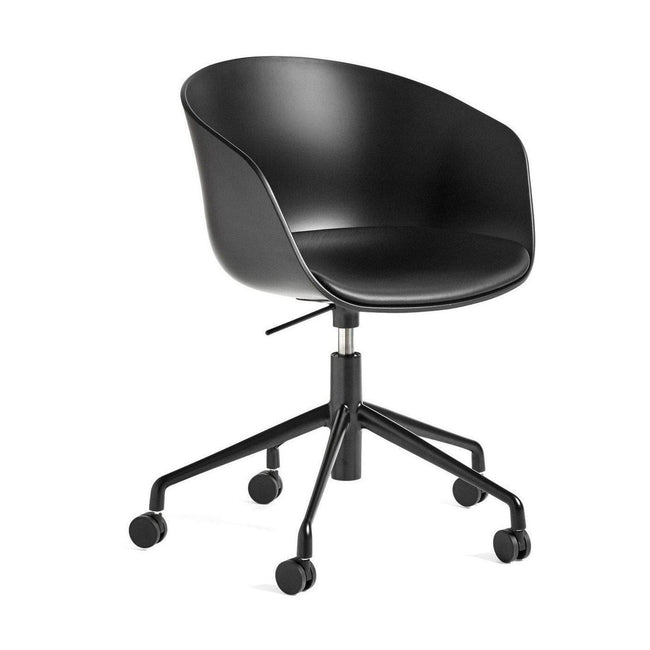 HAY About a Chair AAC 52 bureaustoel vast zitkussen zwart - HAY About a Chair AAC 52 bureaustoel vast zitkussen zwart