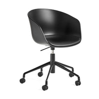 HAY About a Chair AAC 52 bureaustoel vast zitkussen zwart