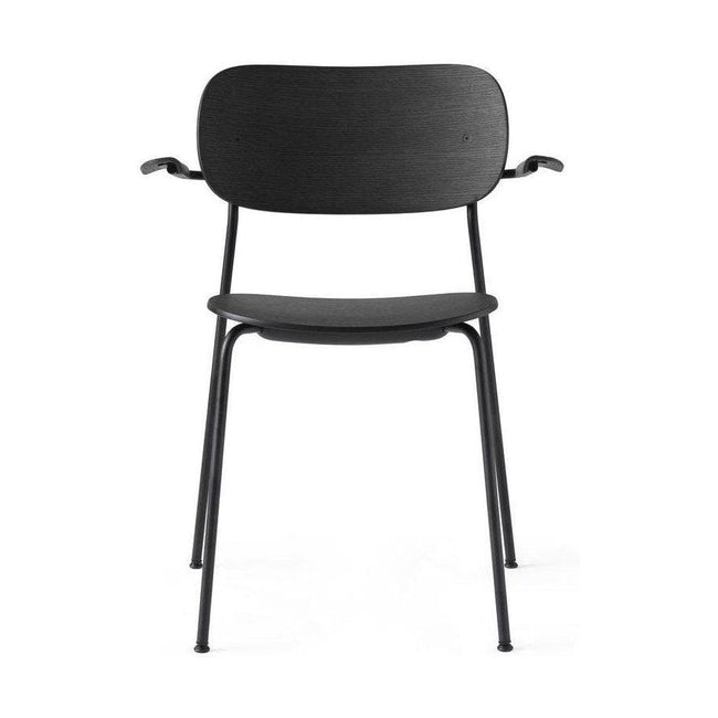 Audo Copenhagen Co Chair eetkamerstoel met armleuningen black oak - Audo Copenhagen Co Chair eetkamerstoel met armleuningen black oak