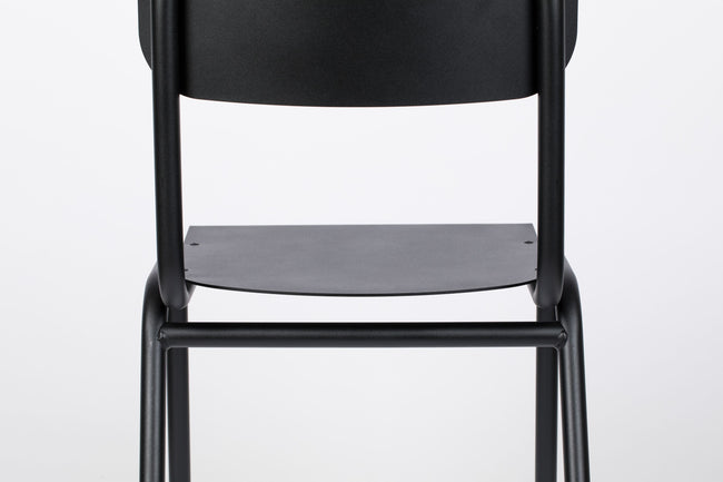 Zuiver Back to School stoel outdoor black - Zuiver Back to School stoel outdoor black