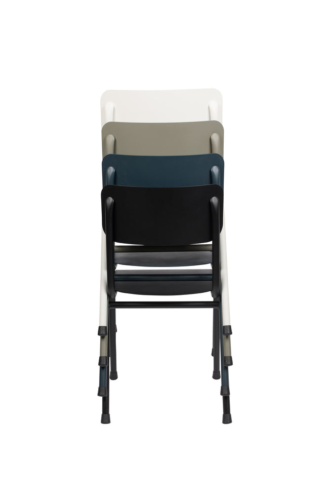 Zuiver Back to School stoel outdoor grey blue - Zuiver Back to School stoel outdoor grey blue