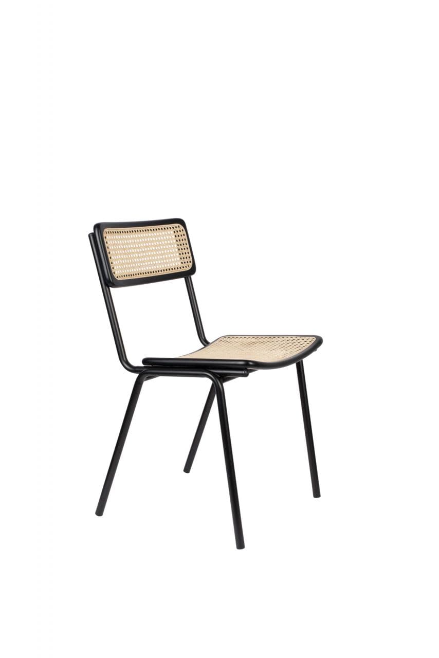 Zuiver Jort stoel black/natural