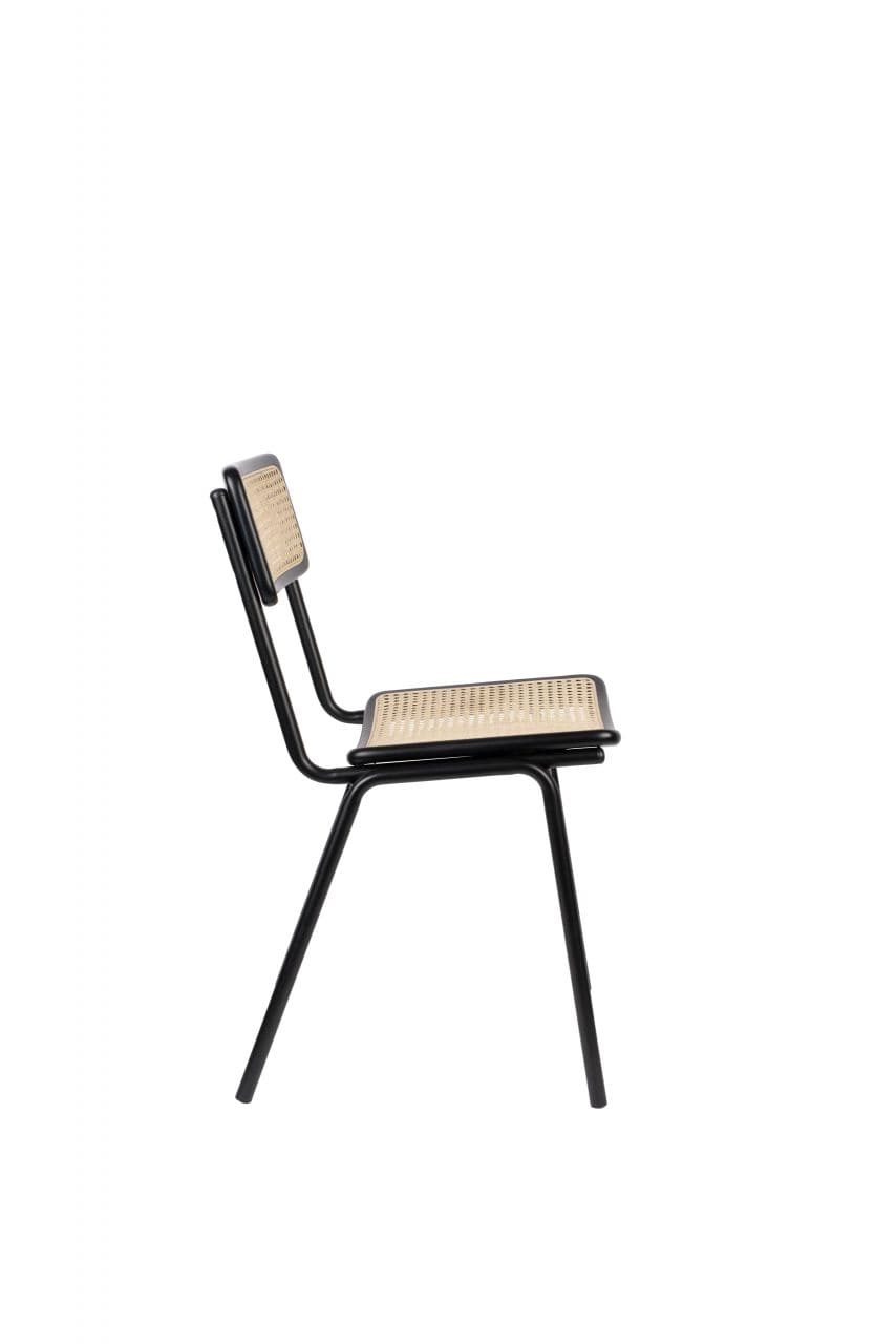 Zuiver Jort stoel black/natural