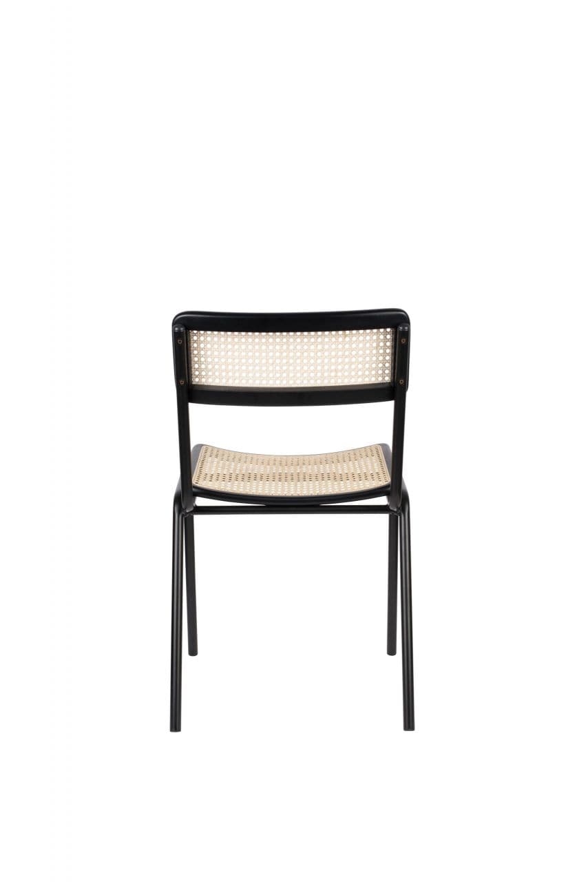 Zuiver Jort stoel black/natural