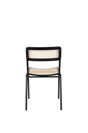 Zuiver Jort stoel black/natural