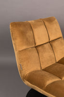 Dutchbone Bar fauteuil Velvet Goldbrown