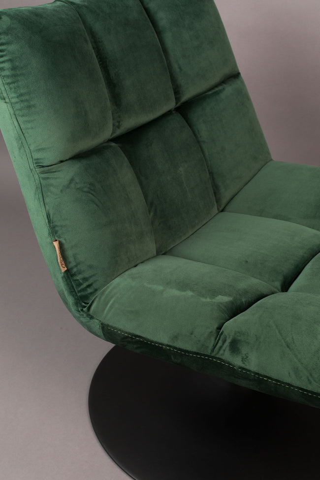 Dutchbone Bar fauteuil Velvet Green - Dutchbone Bar fauteuil Velvet Green