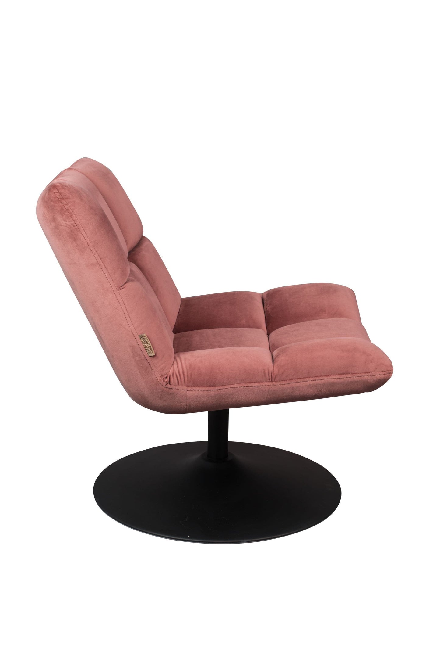 Dutchbone Bar fauteuil velvet Old Pink