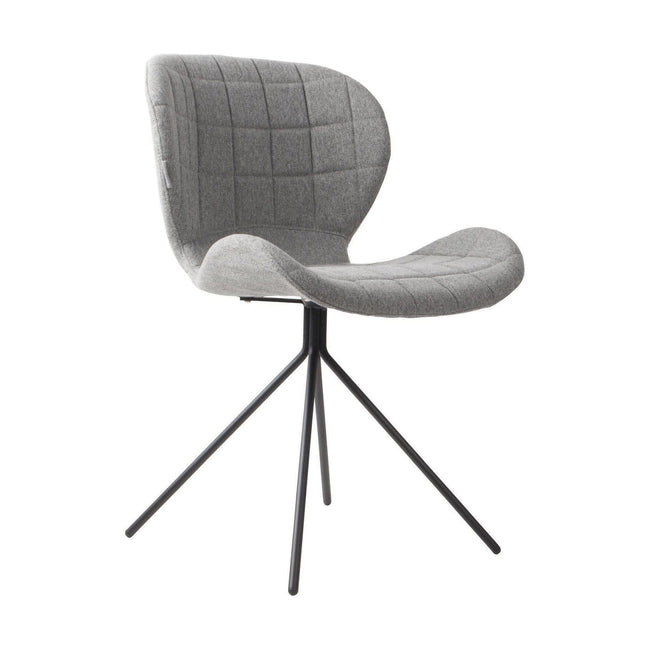 Zuiver OMG stoel light grey - Zuiver OMG stoel light grey