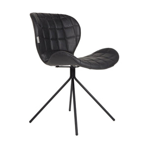 Zuiver OMG eetkamerstoel kunstleer Black