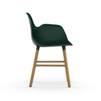 Normann Copenhagen Form armchair wood green