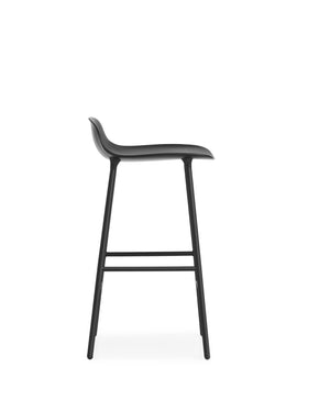 Normann Copenhagen Form barkruk H65 Black vierpoot staal