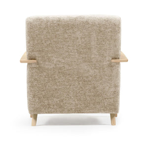 Kave Home Meghan fauteuil beige chenille