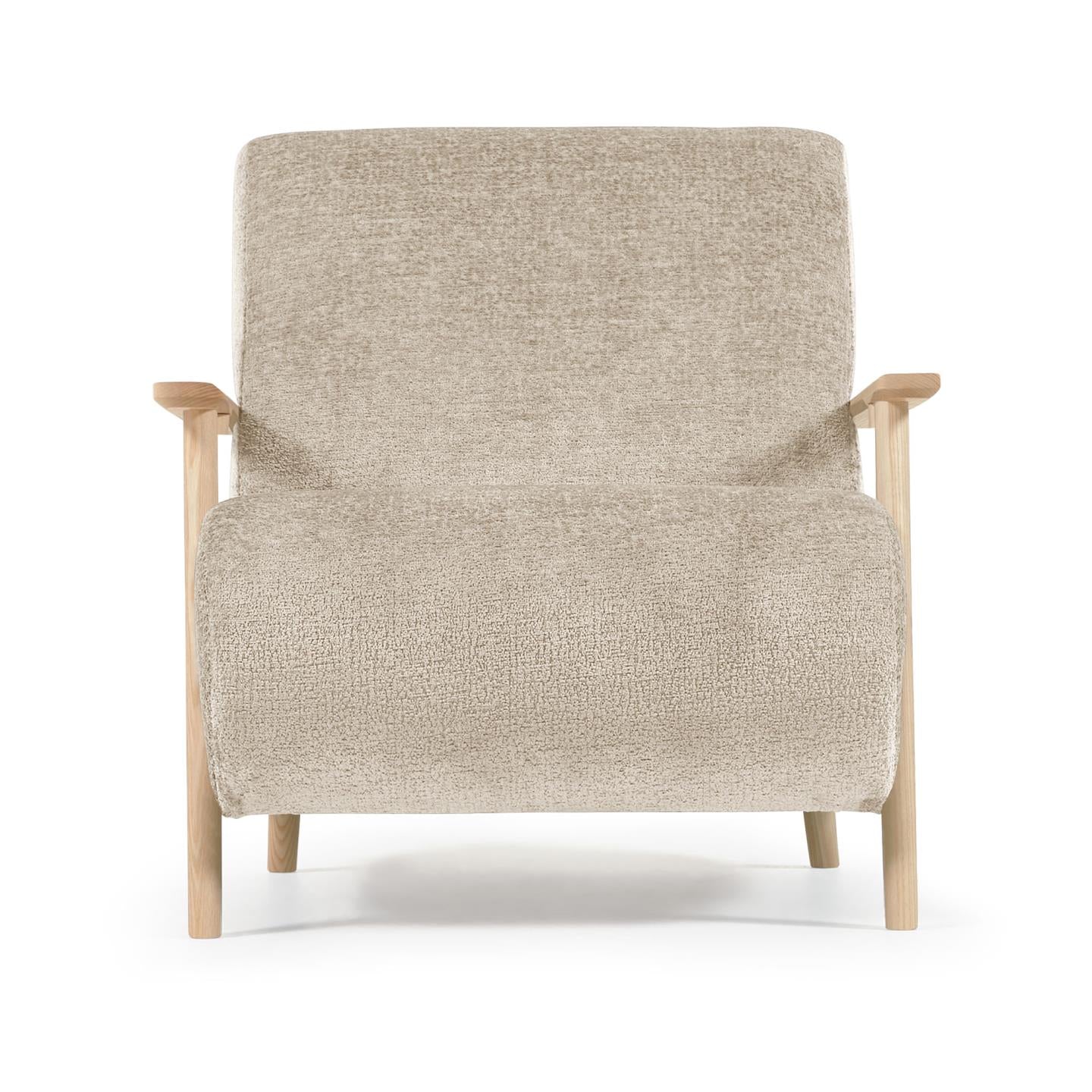 Kave Home Meghan fauteuil beige chenille