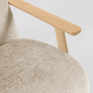 Kave Home Meghan fauteuil beige chenille