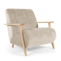 Kave Home Meghan fauteuil beige chenille