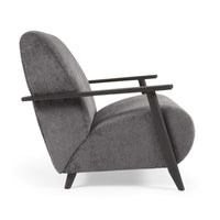 Kave Home Meghan fauteuil grijs chenille