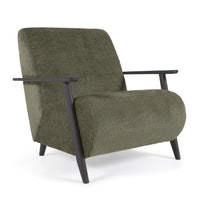 Kave Home Meghan fauteuil groen chenille