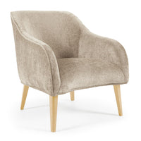 Kave Home Bobly fauteuil beige chenille