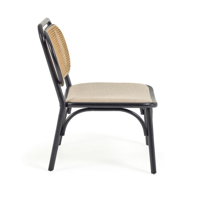 Kave Home Doriane fauteuil zwart - Kave Home Doriane fauteuil zwart