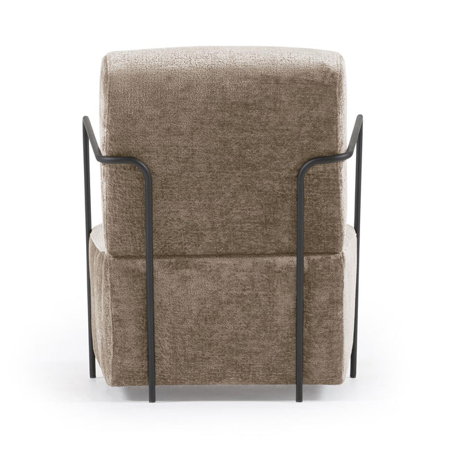 Kave Home Gamer fauteuil beige chenille - Kave Home Gamer fauteuil beige chenille