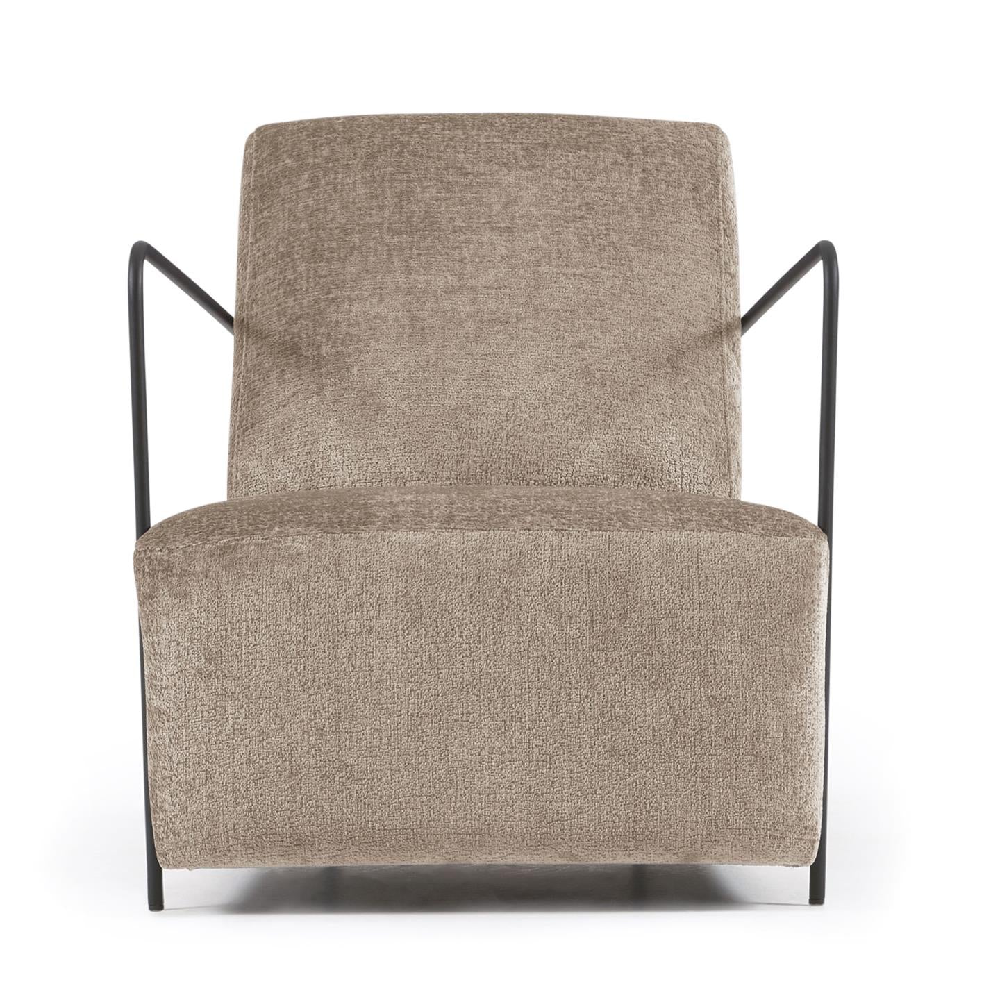 Kave Home Gamer fauteuil beige chenille