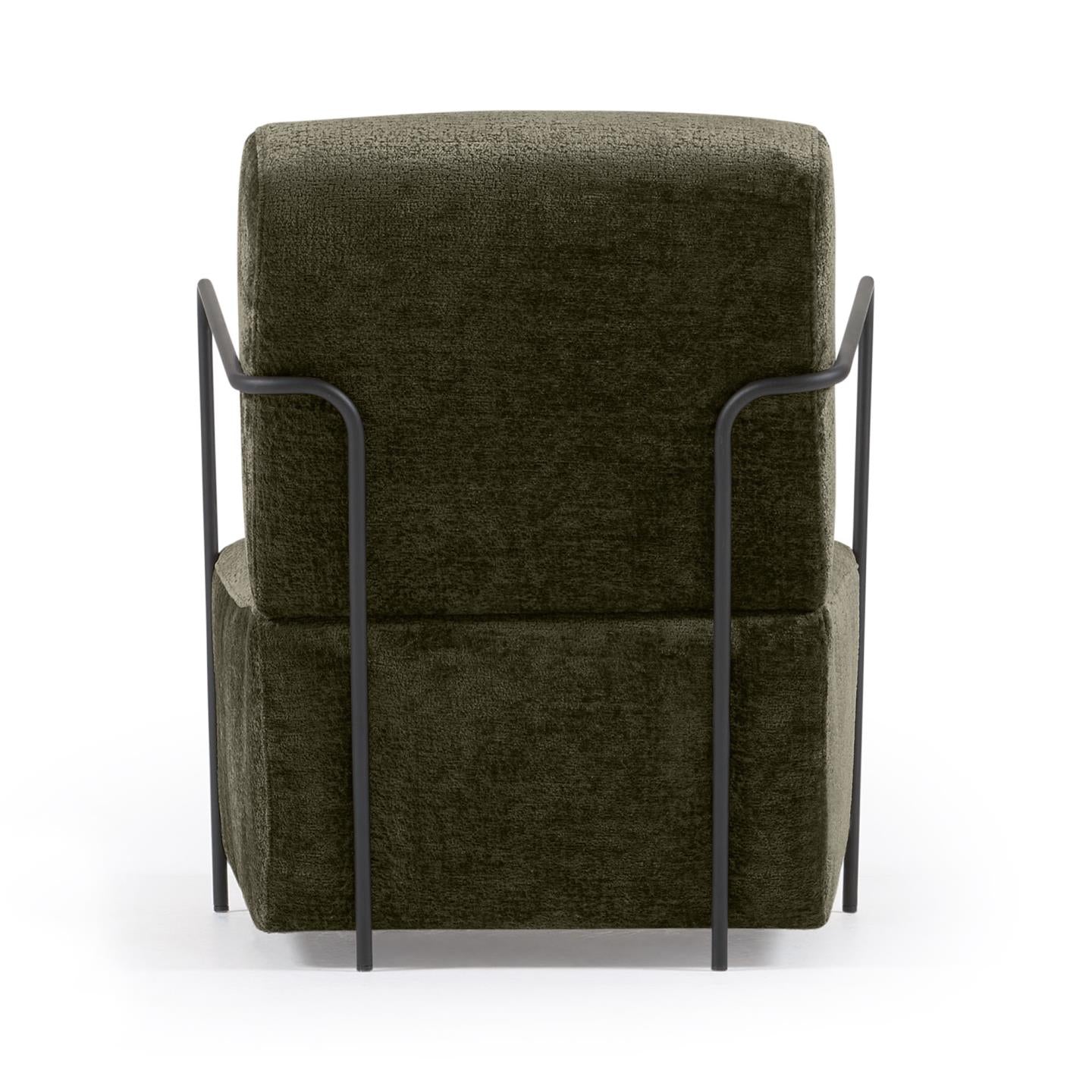 Kave Home Gamer fauteuil groen chenille