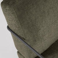 Kave Home Gamer fauteuil groen chenille
